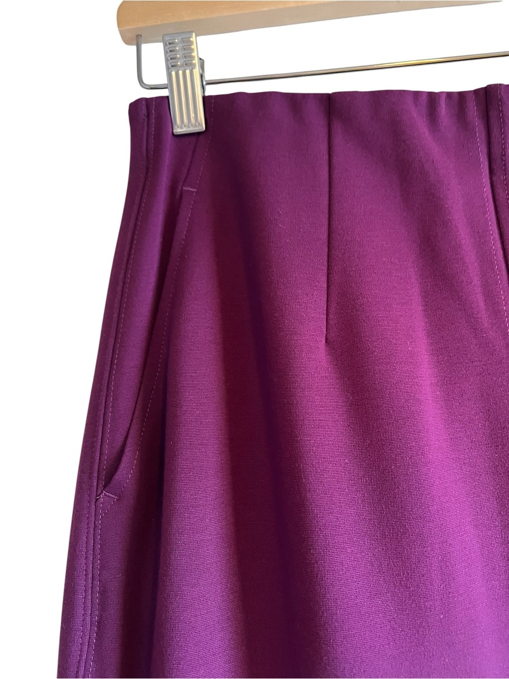 NWT Kit & Ace Serenity double knit midi pencil skirt with front slit & stretch - Picture 7 of 14